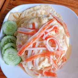 ข้าวไข่ข้นปูอัด