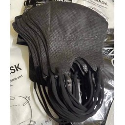 CAREION 3D MASK หน้ากากอนามัยสีดำ แมสหน้าเรียว (1แพ็ค 10ชิ้น)