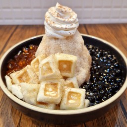 เป่าปิงชานมไต้หวัน หมั่นโถววาฟเฟิล