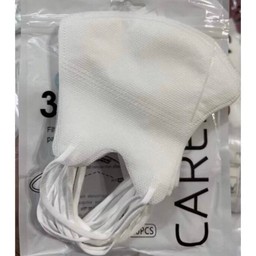 CAREION 3D MASK หน้ากากอนามัยสีขาว แมสหน้าเรียว (1แพ็ค 10ชิ้น)
