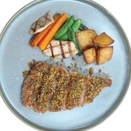 พอร์คลอยน์สเต็ก ซอสครันชี่บาร์บีคิว