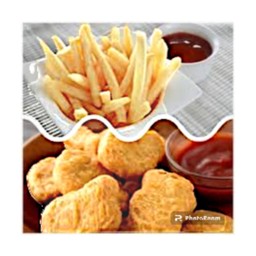 นักเก็ตไก่ 6ชิ้น+เฟรนฟราย1ชุด+แถมฟรี ดิปซอสบาบีคิว1ปุก