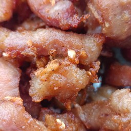 หมูทอดติดมัน 100g