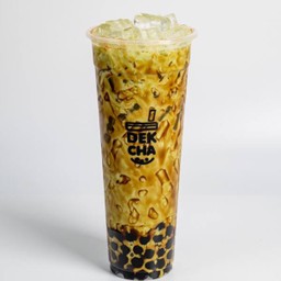 ชาเขียวนมไข่มุกลาวาใหญ่(B)