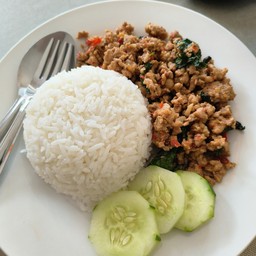 ข้าวกระเพราหมูสับ