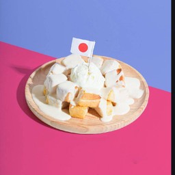 โทสโชคุปังนมฮอกไกโด+ไอศครีม