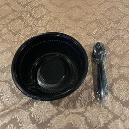 ชุดถ้วยพลาสติก+ช้อนส้อม