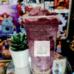 บลูเบอร์รี่นมสด สมูทตี้ 22oz.