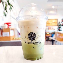 มัทฉะลาเต้เย็น