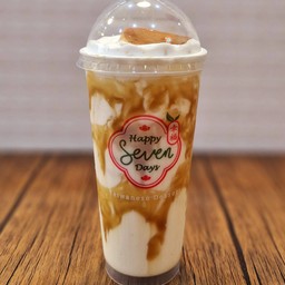 นมซอลท์เท็ดคาราเมล พุดดิ้งคัสตาร์ด