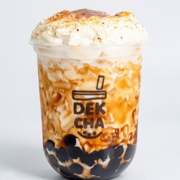 นมสดไวท์ช๊อคโกแลตพ่นไฟ