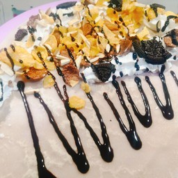 เครปเย็น อัลมอนด์+โกโก้ครั้น+คอร์นเฟลค+โอริโอ้