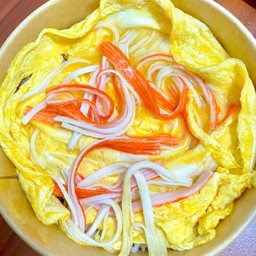 ข้าวไข่ข้น+ปูอัน ไข่2ฟอง