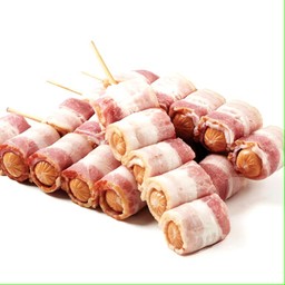 เบคอนพันไส้กรอก