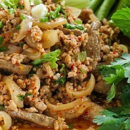 เซ็ทข้าวไข่เจียวหมูสับ+ลาบหมู