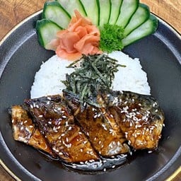 B18 Saba Teriyaki don ข้าวหน้าปลาซาบะย่าง