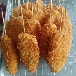 ไก่ทอดเสียบไม้