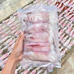 ปลาหมึกไข่แดดเดียว ( ไม่ทอด)