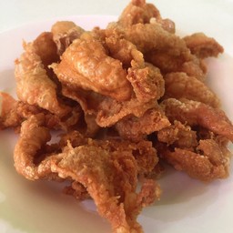 หนังไก่กรอบ