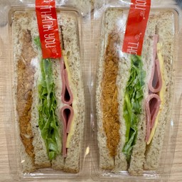 แซนด์วิชหมูหยองแฮมชีส