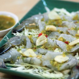 กุ้งแช่น้ำปลา