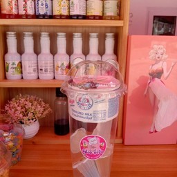 นมหมีปั่นปีโป้