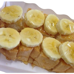 ขนมปังปิ้ง เนย-นม-กล้วยหอม-คาราเมล 1 แผ่น