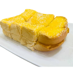 ขนมปังปิ้งเนย-น้ำตาล มี 2 แผ่น