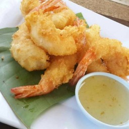 กุ้งชุบแป้งทอด
