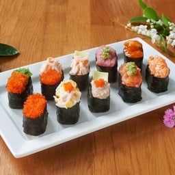 เซ็ท 1 รวมซูชิ 10 ชิ้น