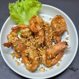 กุ้งทอดกระเทียม
