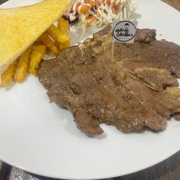 สเต็กทีโบนสเนื้อชิ้นให้จุกๆ