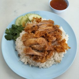 ข้าวมันไก่ทอด
