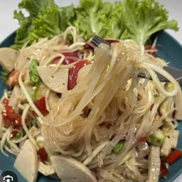 ยำเส้นเล็กหมูยอ