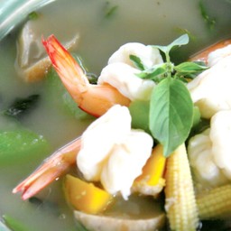 แกงเลียงกุ้งสด