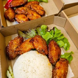 ไก่ย่าง+ข้าวสวย