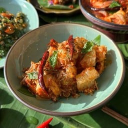 ยำส้มโอกุ้ง " Pomelo Salad With Shimp"