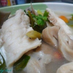 ต้มยำกะพงน้ำใส