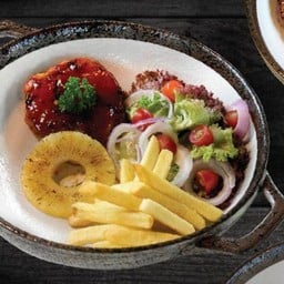 สเต็กไก่บาร์บีคิว