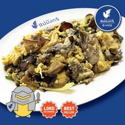 เห็ดหูหนูผัดไข่