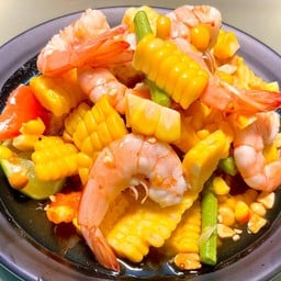 ตำข้าวโพดกุ้งสุก