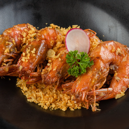 กุ้งทอดกระเทียมพริกไทย