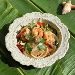 ยำวุ้นเส้นทะเล "Seafood Glass Noodle Salad"