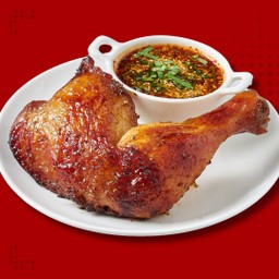 ไก่อบถังรสสามเกลอ