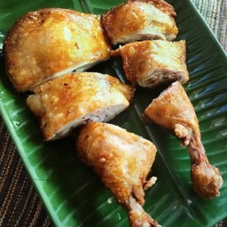 ไก่ย่างหนังกรอบ จานเล็ก