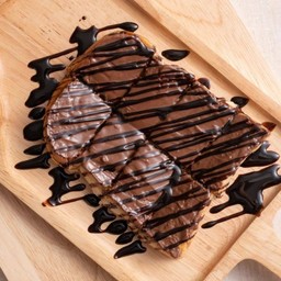 ปังปิ้งเนย+นูเทลล่าเฮเซลนัท