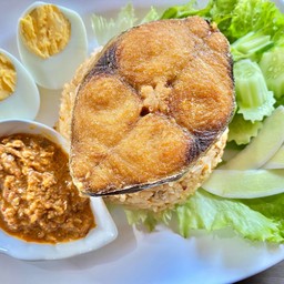 ข้าวอินทรีย์น้ำพริกมันปู