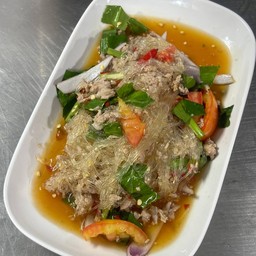 ยำวุ้นเส้นหมูสับ