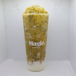Magic พิซ่ซ่า เฟรนฟราย ผลไม้สดปั่น สาขาแจ๊สกรีนวิลเลจบางบัวทอง แจ๊สกรีนวิลเลจบางบัวทอง