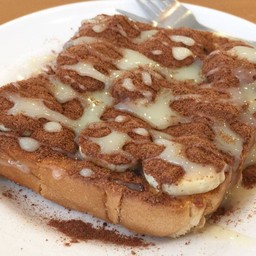 ปังปิ้งเนยนมไมโล+กล้วยหอมทอง